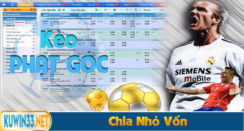 Chia nhỏ vốn một trong những kinh nghiệm đánh kèo phạt góc vô cùng hiệu quả