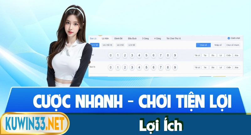 Lợi ích khi cá cược xổ số tại nhà cái Kuwincom