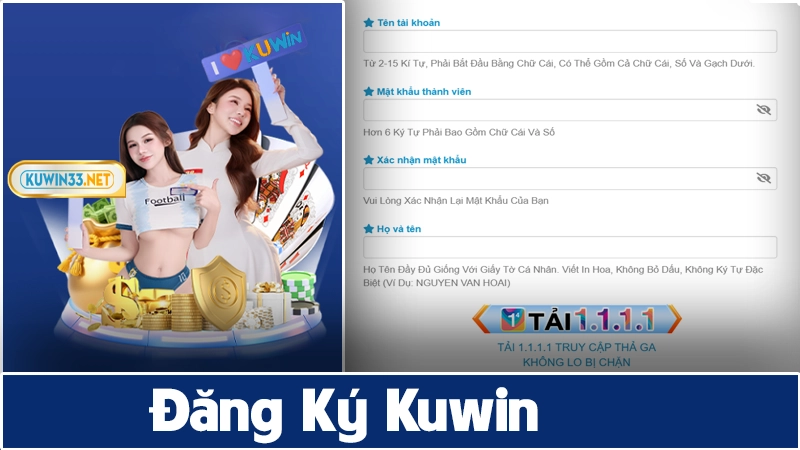 Hướng dẫn đăng ký Kuwin mới nhất 2025