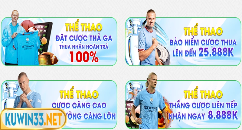 Ưu đãi cược thể thao tại Kuwin mới nhất 2025